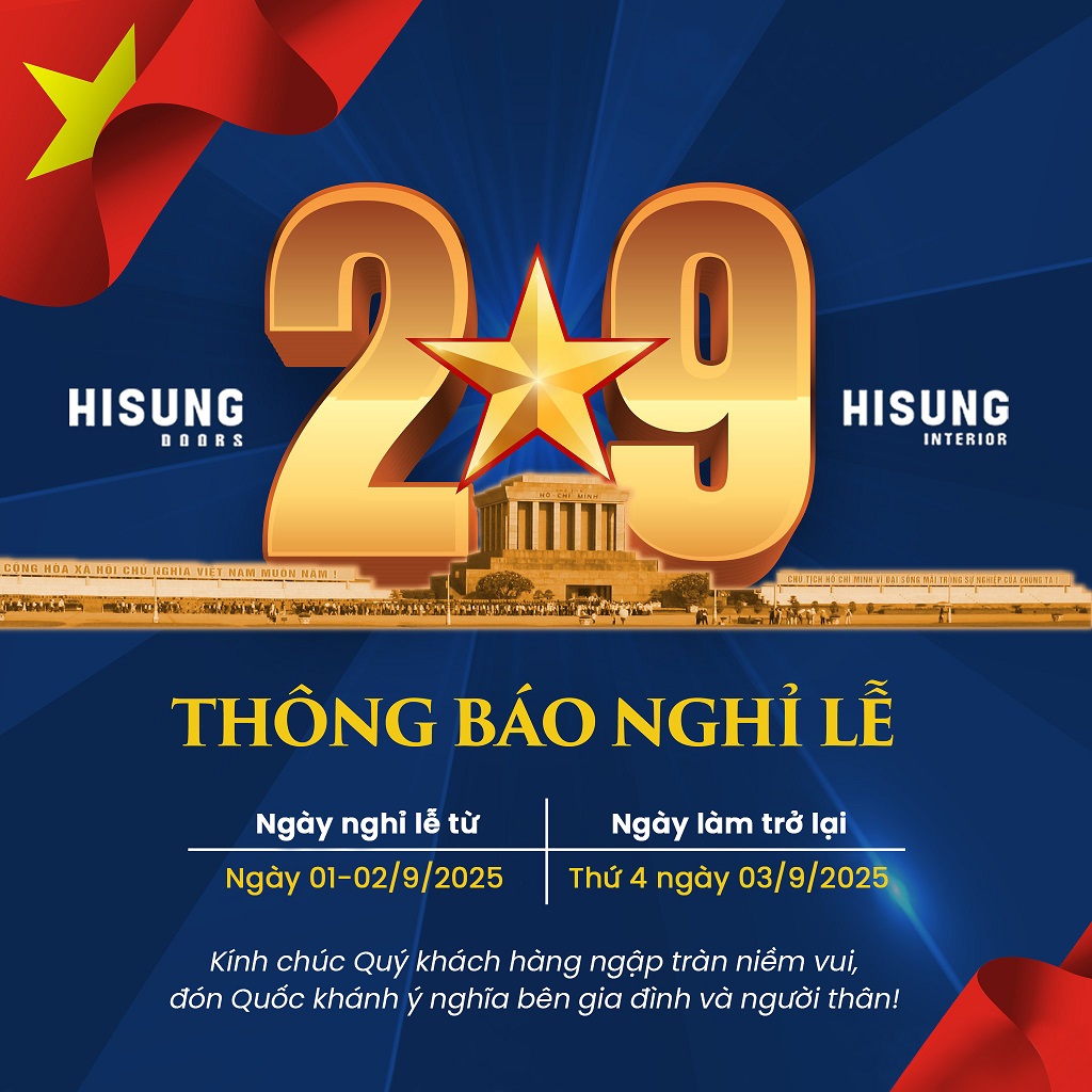 THÔNG BÁO NGHỈ LỄ: QUỐC KHÁNH 2/9